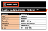 LUSTRALIJADORA 180mm 1300W - DP