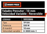 TALADRO PERCUTOR 10mm 550W DP