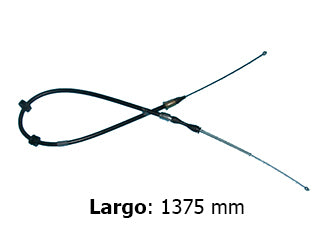CABLES FRENO DE MANO LIVIANOS CHEVROLET CELTA/PRISMA 01/13 / SUZUKI FUN 01/.. FRENO TRASERO IZQUIERDO - LARGO 1375 MM_