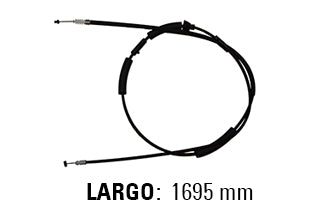 CABLES APERTURA CAPOT LIVIANOS FIAT DUCATO 19/.. SIN MANIJA - LARGO 1695 MM - FREMEC 4647_