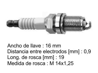 BUJIAS DE ENCENDIDO RENAULT FLUENCE GT/MEGANE III 2.0 16V T F4RT - PACK X10