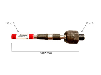 AXIALES/PRECAP CREMALLERAS NISSAN FRONTIER/X-TERRA 05/15 /PATHFINDER 05/12 DIREECION HIDRAULICA LARGO 202MM ROSCA MACHO/MACHO_