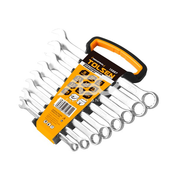 SET LLAVE COMBINADAS 8P TOLSEN 015-15887