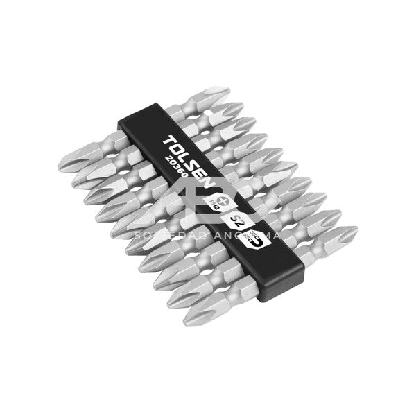 PUNTAS ATORNILLADOR DOBLE 10P TOLSEN 015-20360