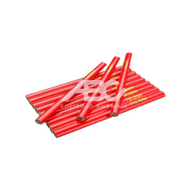 LAPIZ CARPINTERO 180MM TOLSEN (12 UNID) 015-42021