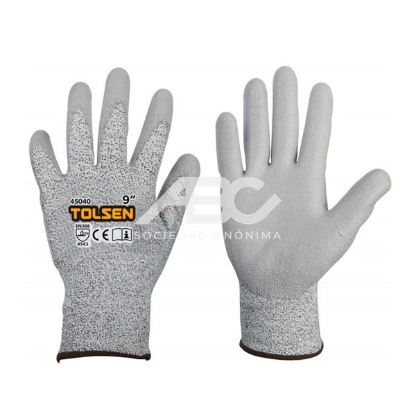 GUANTE TOLSEN ANTICORTE 9" 015-45040 - PACK X12
