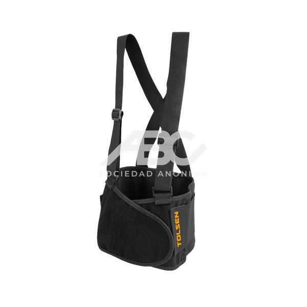 FAJA LUMBAR C/TIRANTE AJUSTABLE 110CM TALLE L TOLSEN 015-45243