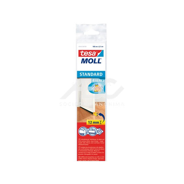 PERFIL RIGIDO CEPILLO TRANSPARENTE 100CM X 3.7CM TESA 05433-00102-03