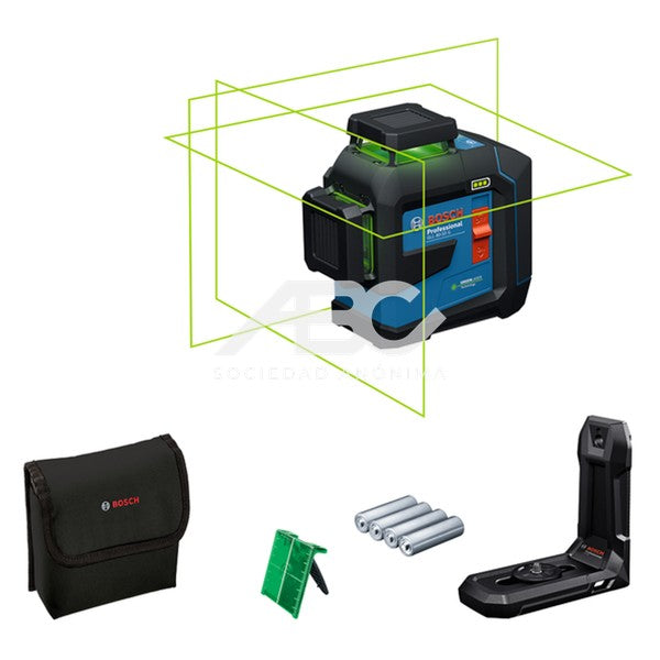 EL GLL 80-33 G PROFESSIONAL ES UN INTUITIVO NIVEL LÁSER PARA LAS TAREAS MÁS PRECISAS DE BOSCH 0601065500