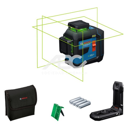 EL GLL 80-33 G PROFESSIONAL ES UN INTUITIVO NIVEL LÁSER PARA LAS TAREAS MÁS PRECISAS DE BOSCH 0601065500