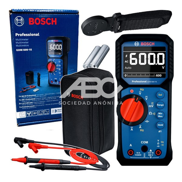 MULTIMETRO TRADICIONAL CON CALIDAD Y PRECISION BOSCH 0601077301