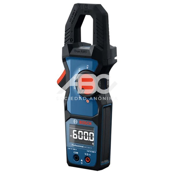PINZA PARA MEDIR HASTA 600 AMPERIOS CON SEGURIDAD Y PRACTICIDAD BOSCH 0601077600