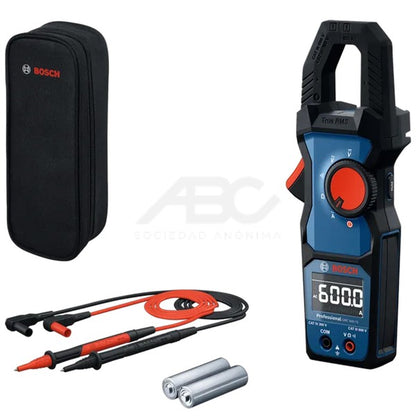 PINZA PARA MEDIR HASTA 600 AMPERIOS CON SEGURIDAD Y PRACTICIDAD BOSCH 0601077600
