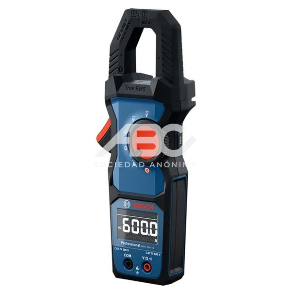 PINZA PARA MEDIR HASTA 600 AMPERIOS CON SEGURIDAD Y PRACTICIDAD BOSCH 0601077601