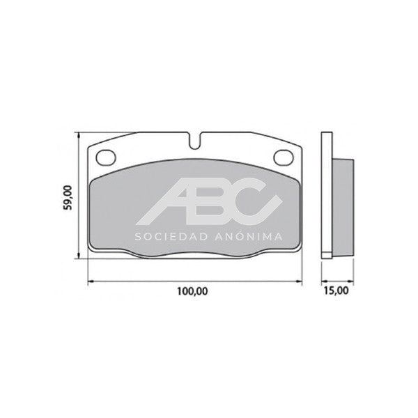 PASTILLAS DE FRENO CHEVROLET: CORSA BOSCH 0986BB0199