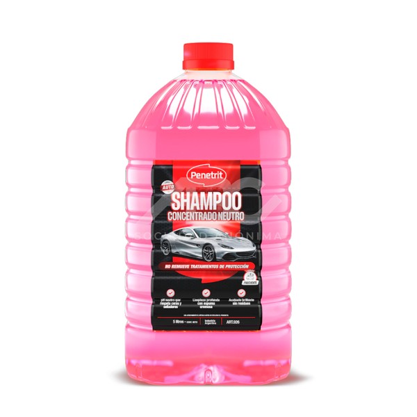 SHAMPOO ROSA NEUTRO PARA AUTOS 5 LTS PENETRIT 10007874