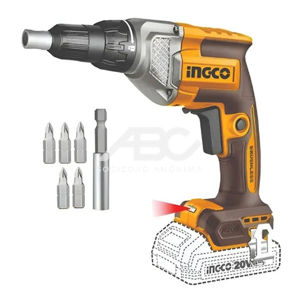 ATORNILLADOR INGCO PARA DURLOCK BAR TOOL, VOLTAJE: 20V CDSLI20428
