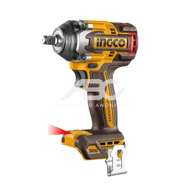 LLAVE IMPACTO 1/2 20V BAR TOOL., MOTOR BRUSHLESS INGCO CIWLI20501