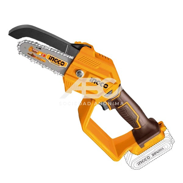 SIERRA PODADORA 20V INCLUYE CARGADOR Y BATERIA INGCO CGSLI20581-4