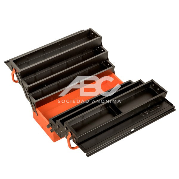 CAJA DE HERRAMIENTAS DESPLEGABLE METALICA CON 7 COMPARTIMIENTOS BAHCO 1497MBF750