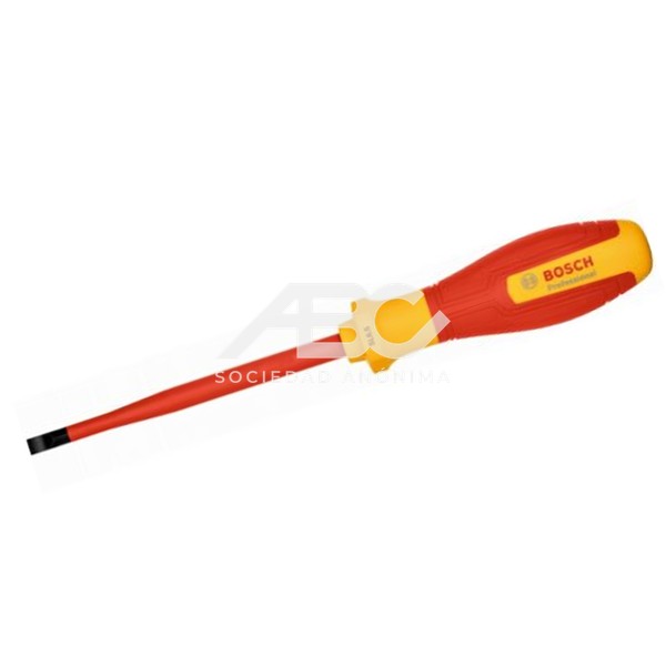 DEST. VDE SL 6.5 X 125MM EN COLOR PLATA, AMARILLO Y ROJO DESARROLADA PARA ELECTRICISTAS BOSCH 1600A02NC4