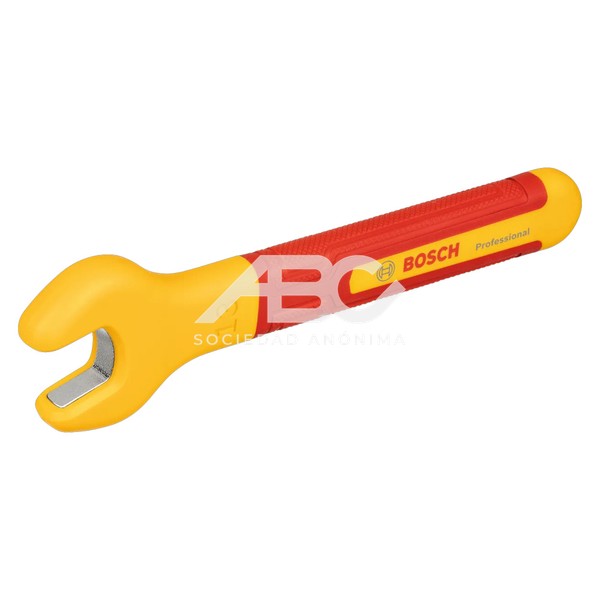LLAVE FIJA VDE 13MM EN COLOR PLATA, AMARILLO Y ROJO DESARROLADA PARA ELECTRICISTAS BOSCH 1600A02NF1