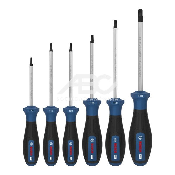 JUEGO DESTORNILLADOR PRO TX 6 PIEZAS BOSCH 1600A039PC