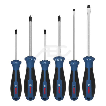 JUEGO DESTORNILLADOR PH/PZ/SL 6 PIEZAS BOSCH 1600A039PH