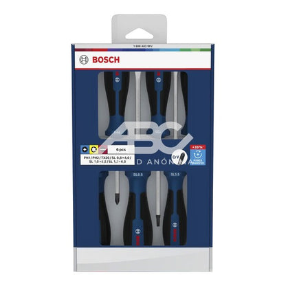 JUEGO DESTORNILLADO PH/TX/SL 6 PIEZAS BOSCH 1600A039PJ