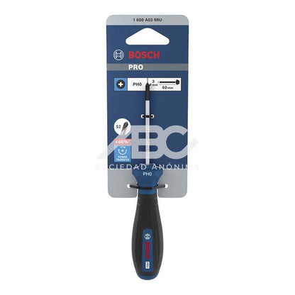 1 PIEZA DESTORNILLADOR PRO PH0 × 60 MM BOSCH 1600A039RU