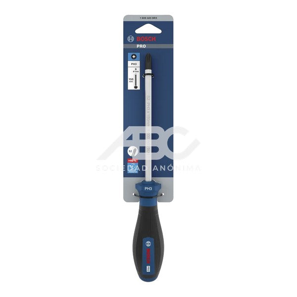 1 PIEZA DESTORNILLADOR PRO PH3 × 150 MM BOSCH 1600A039RX