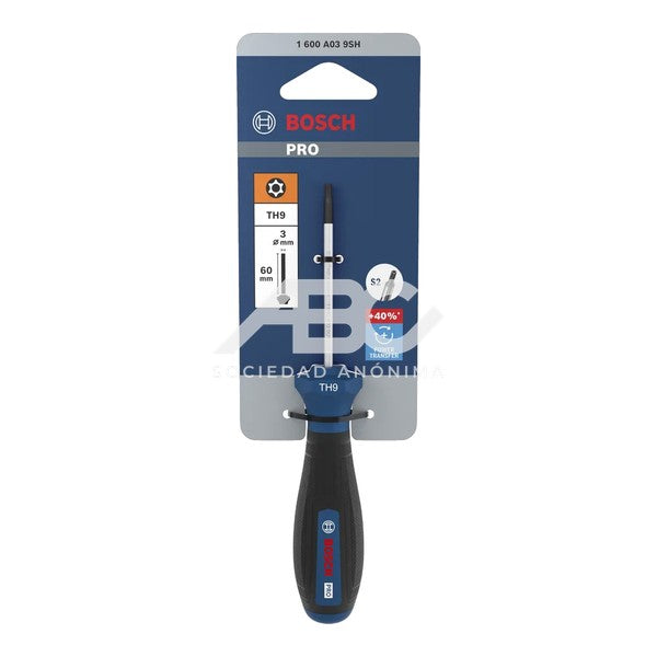 1 PIEZA DESTORNILLADOR PRO TH9 × 60 MM BOSCH 1600A039SH