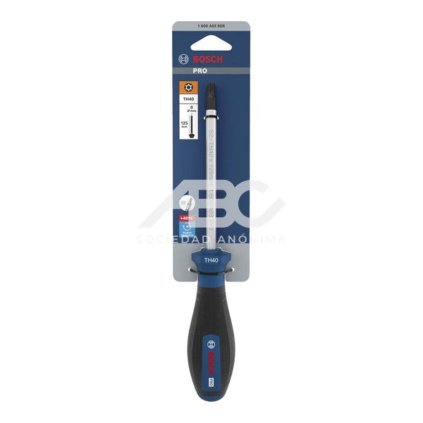 1 PIEZA DESTORNILLADOR PRO TH40 × 125 MM BOSCH 1600A039SR