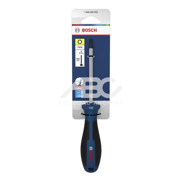 1 PIEZA DESTORNILLADOR TX25 × 100 MM BOSCH 1600A039TD