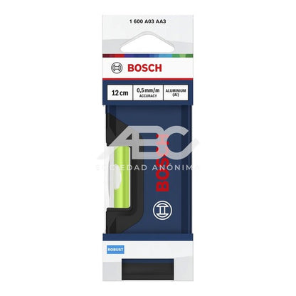 1 PIEZA NIVEL DE BURBUJA TIPO CAJA 12 CM BOSCH 1600A03AA3