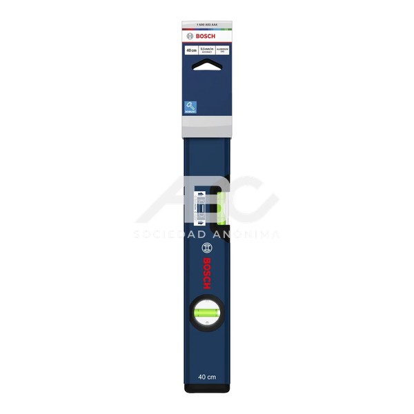 1 PIEZA NIVEL DE BURBUJA TIPO CAJA 40 CM BOSCH 1600A03AA4