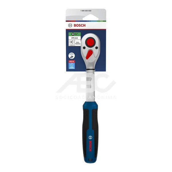 CRIQUE 1/2" EN COLOR PLATA, AZUL E NEGRO DESARROLADA PARA ELECTRICISTAS, INSTALADORES BOSCH 1600A03AC8
