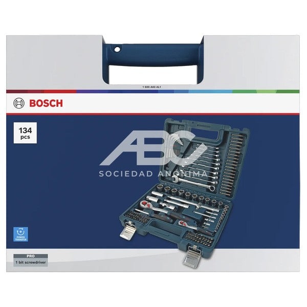 SET DE HERRAMIENTAS 134 PZ BOSCH 1600A03AL1