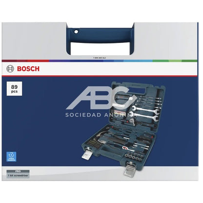 SET DE HERRAMIENTAS X 89PZ BOSCH 1600A03AL2