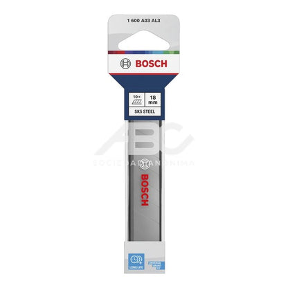 REPUESTO CUTTER, TRINCHETA 10 PIEZAS BOSCH 1600A03AL3