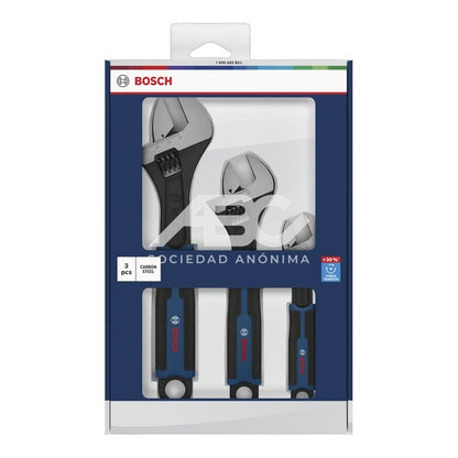 3 KIT LLAVES AJUSTABLES 150/200/250MM 3PZS BOSCH 1600A03B2J