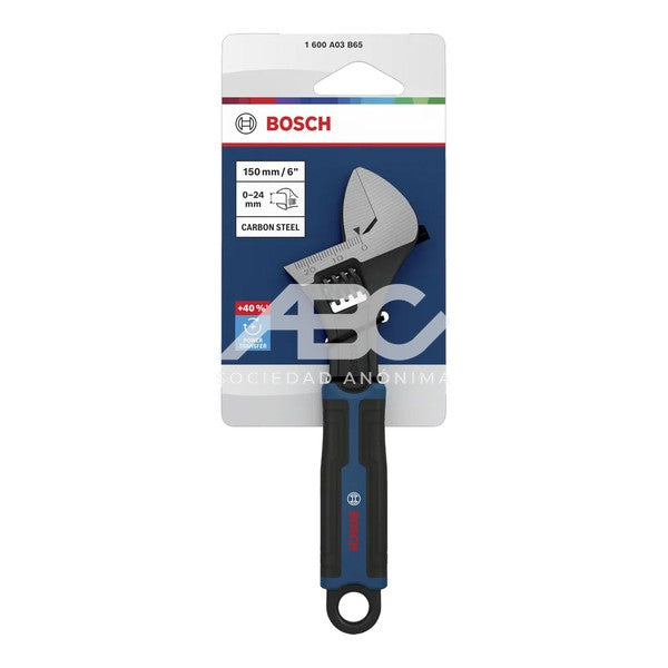 1 PIEZA LLAVE AJUSTABLE 150 MM / 6" BOSCH 1600A03B65