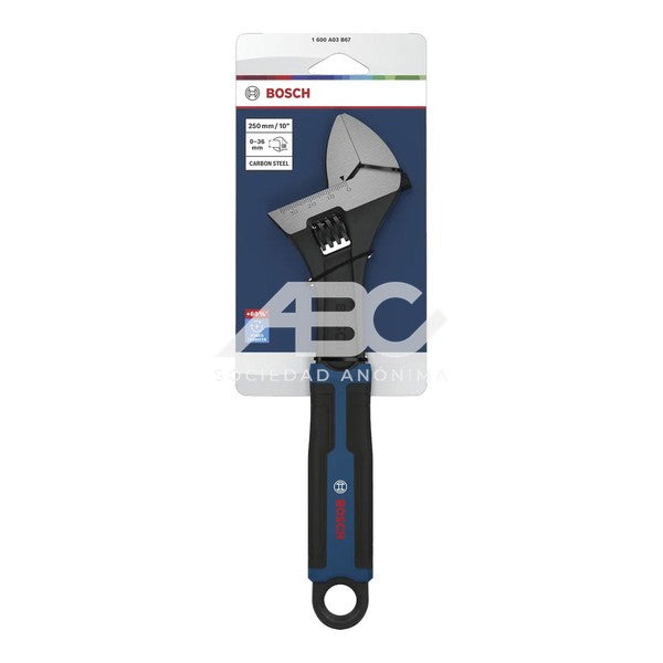 1 PIEZA LLAVE AJUSTABLE 250 MM / 10" BOSCH 1600A03B67
