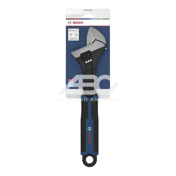 1 PIEZA LLAVE AJUSTABLE 300 MM / 12" BOSCH 1600A03B68