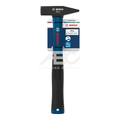 MARTILLO DE MECANICO 500GR EN COLOR PLATA, AZUL E NEGRO DESARROLADA PARA ELECTRICISTAS BOSCH 1600A03B6D