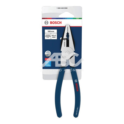 PINZA UNIVERSAL 180 MM SIN MANGO SOFT GRIP EN COLOR PLATA BOSCH 1600A03DN0