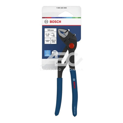 PINZA PICO DE LORO 180 MM SIN MANGO SOFT GRIP EN COLOR PLATA BOSCH 1600A03DN5