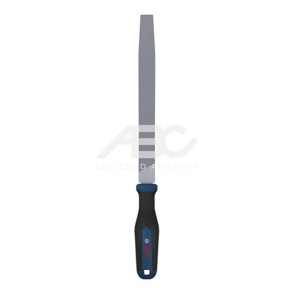 LIMA MEDIA CAÑA 20MM EN COLOR PLATA, AZUL E NEGRO DESARROLADA PARA ELECTRICISTAS BOSCH 1600A03DP0