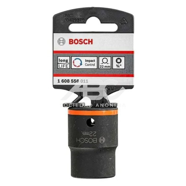 TUBO DE IMPACTO. DADO IMPACTUBO DE IMPACTO. O 3/4`` X 22 MM X 50 MM (EXDXL) BOSCH 1608556011