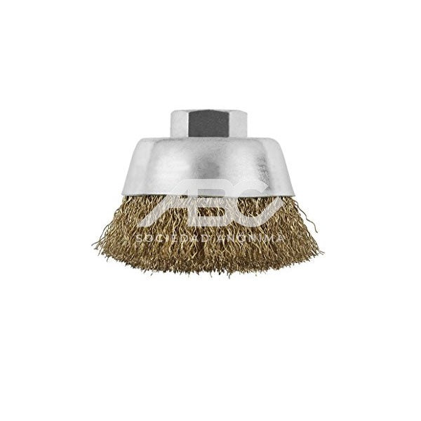 CEPILLO PARA AMOLADORA ONDULADO - CLEAN FOR METAL - 70MM - ACABADO BRILLANTE - 0,3MM BOSCH 1608614020